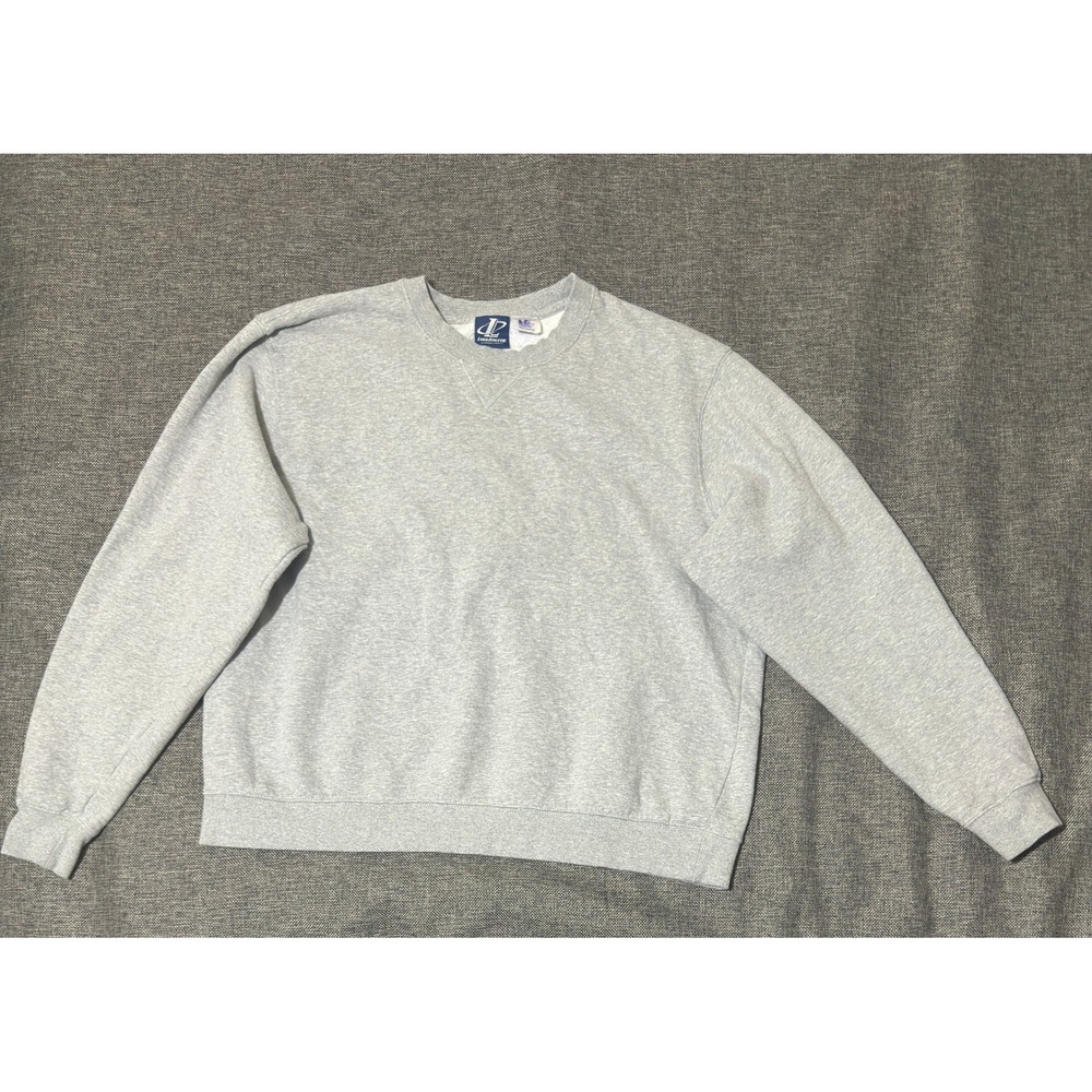 Logo Athletic Mens XX-Large Sweatshirt Gray Crewneck V-Stitch Heavyweight